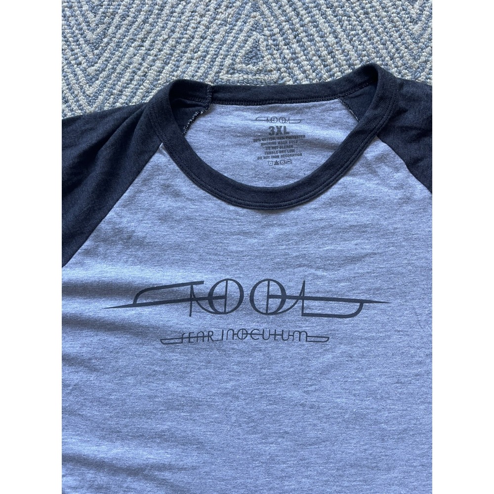 Tool Fear Inoculum‎ Baseball T-Shirt - Gray - 3XL - Picture 2 of 5